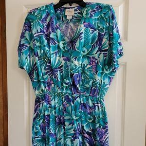 Vtg 70's Luci Fellini Secretary Dress